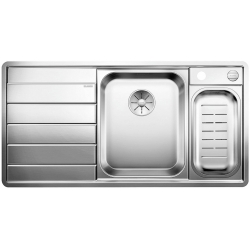 Zlewozmywak Blanco AXIS III 6 S-IF prawa komora z korkiem aut. z InFino z akcesoriami 522 104